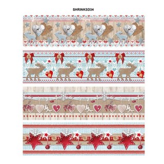(SHRINKSD34)Sleeves, Scandinavian Winter nr.34