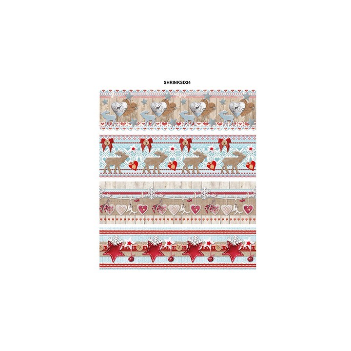 (SHRINKSD34)Sleeves, Scandinavian Winter nr.34