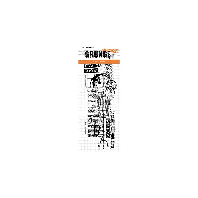 (STAMPSL338)Studio light Stamp Grunge Collection, nr.338