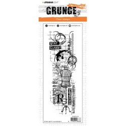 (STAMPSL338)Studio light Stamp Grunge Collection, nr.338