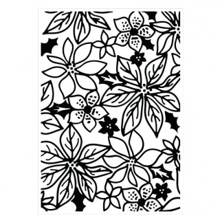 (EF291)Kaisercraft embossing folder poinsettia