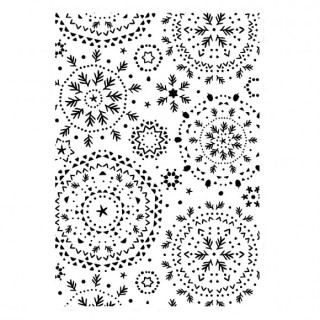 (EF290)Kaisercraft embossing folder snowflakes