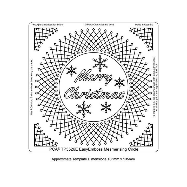 (TP3526E)PCA® - EasyEmboss Mesmerising Circle Frame