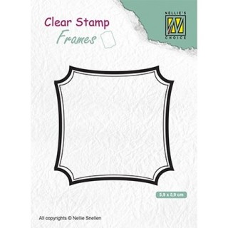 (CSFR001)Nellie`s Choice Clearstamp - Frames Square