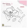 (FLO018)Nellie`s Choice Clearstamp - Flowers Wild rose