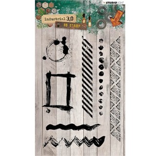 (STAMPIN319)Studio light Stamps Industrial 3.0, Nr. 319