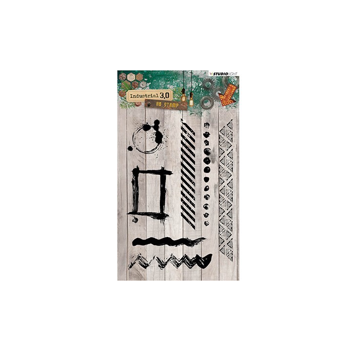 (STAMPIN319)Studio light Stamps Industrial 3.0, Nr. 319