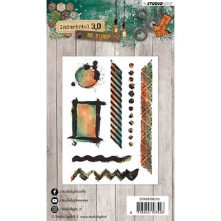 (STAMPIN319)Studio light Stamps Industrial 3.0, Nr. 319