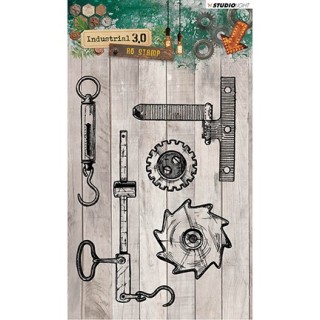(STAMPIN317)Studio light Stamps Industrial 3.0, Nr. 317