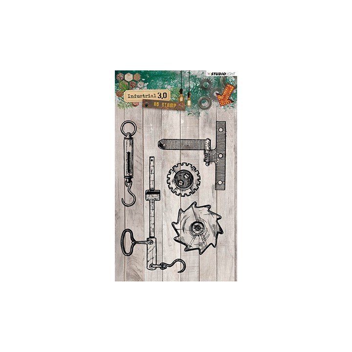(STAMPIN317)Studio light Stamps Industrial 3.0, Nr. 317