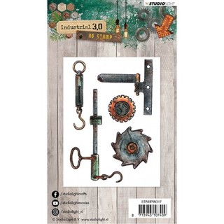 (STAMPIN317)Studio light Stamps Industrial 3.0, Nr. 317