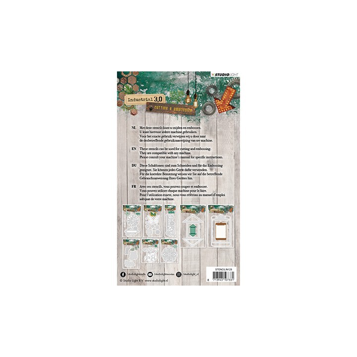(STENCILIN128)Studio Light dies Industrial 3.0, Nr.128