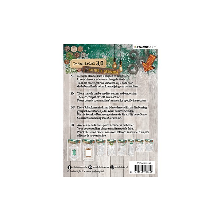 (STENCILIN130)Studio Light dies Industrial 3.0, Nr.130