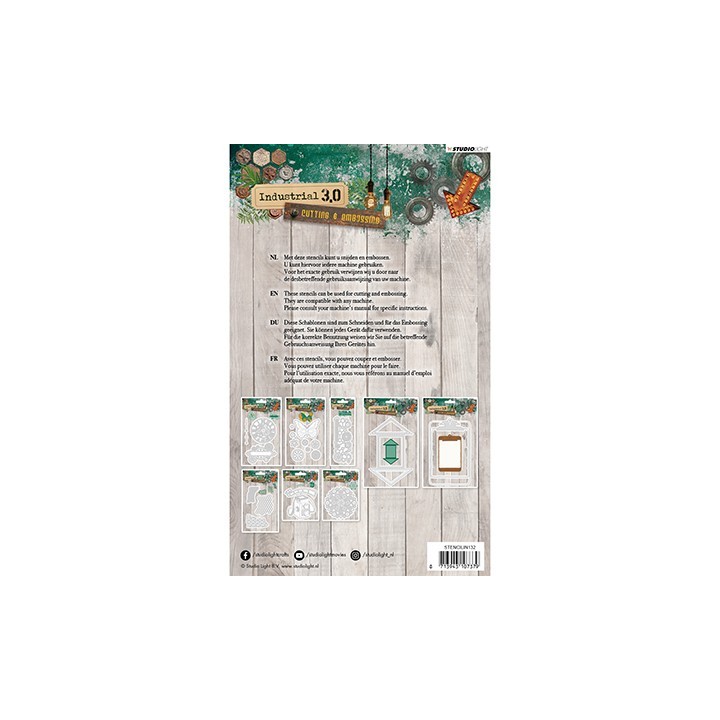 (STENCILIN132)Studio Light dies Industrial 3.0, Nr.132
