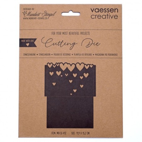(MV-SS-412)Vaessen Creative  Cutting die packaging with hearts