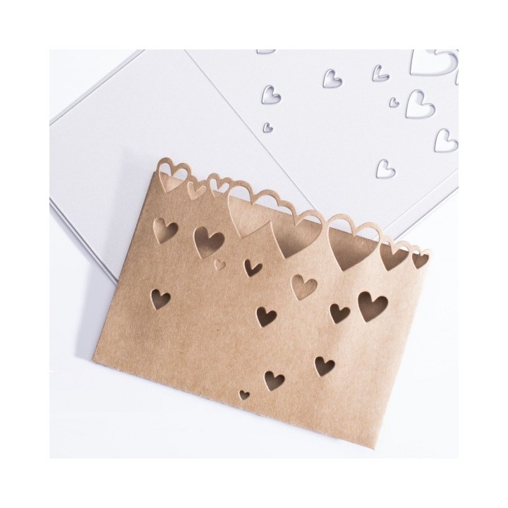(MV-SS-412)Vaessen Creative  Cutting die packaging with hearts