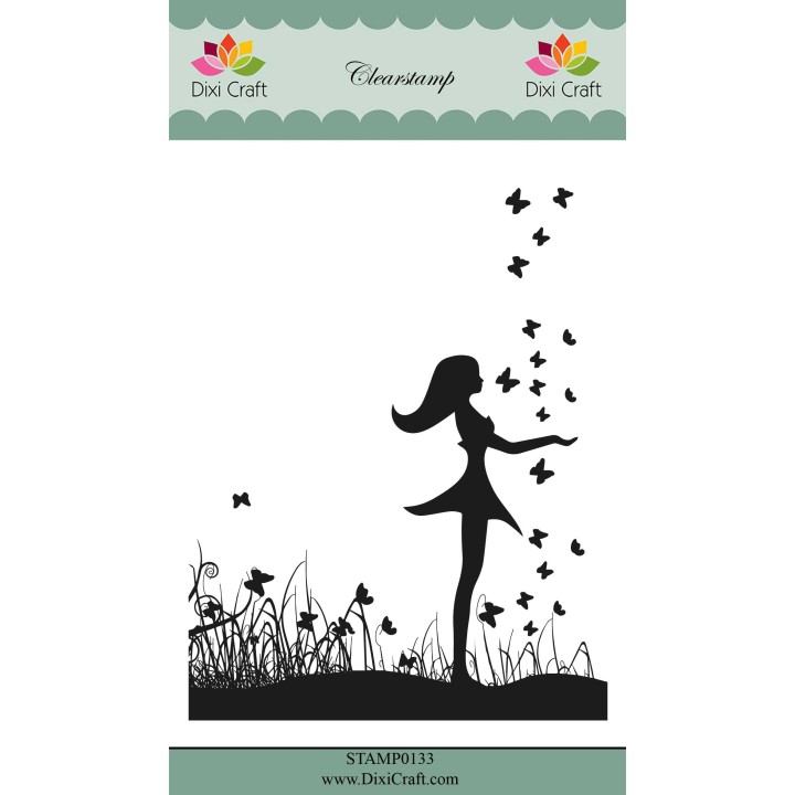 (STAMP0133)Dixi Craft Girl Clear Stamp
