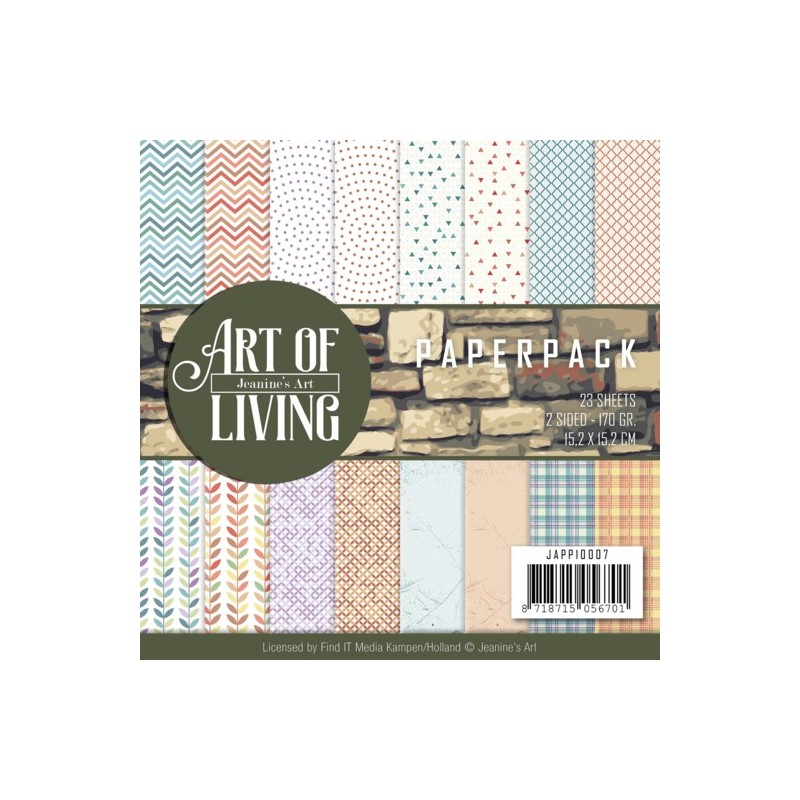 (JAPP10007)Paperpack - Jeanine's Art - Art of Living