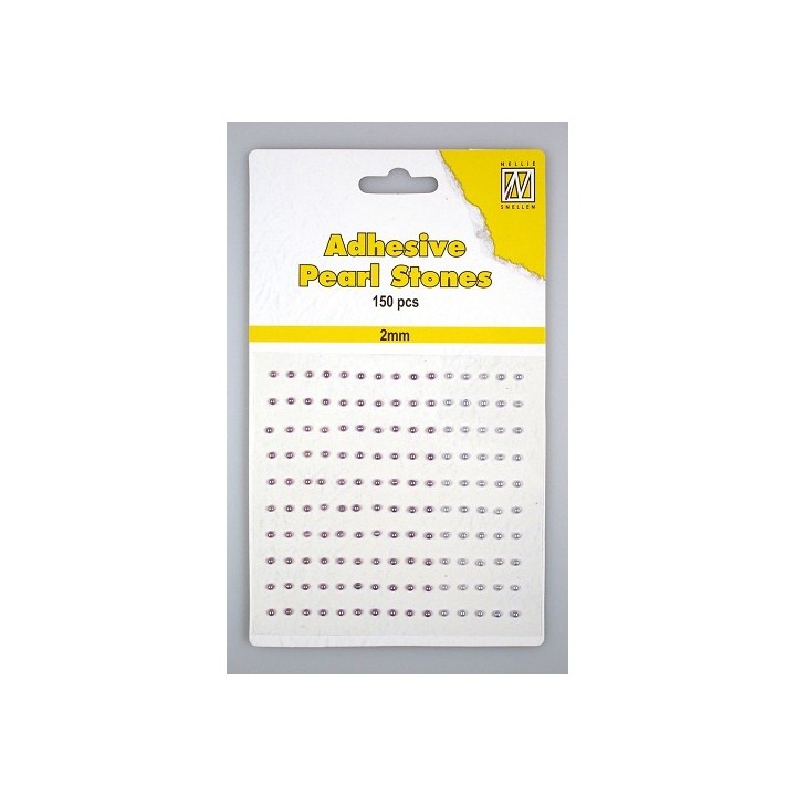 (APS206)Nellie`s Choice Adhesive pearls 2mm  3-colors - Purple