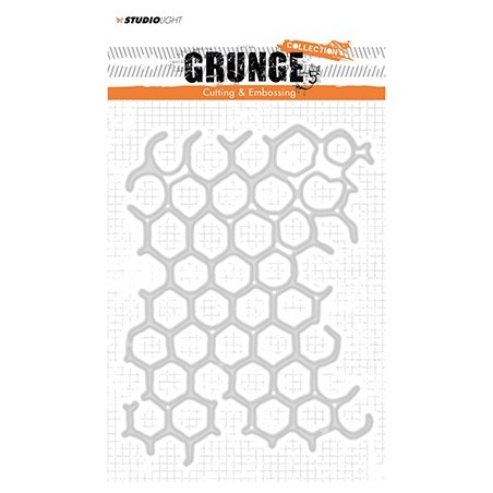 (STENCILSL149)Studio Light Cutting and Embossing Die, Grunge Collection nr.149