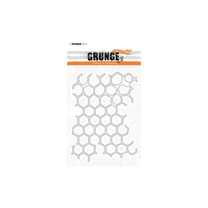 (STENCILSL149)Studio Light Cutting and Embossing Die, Grunge Collection nr.149