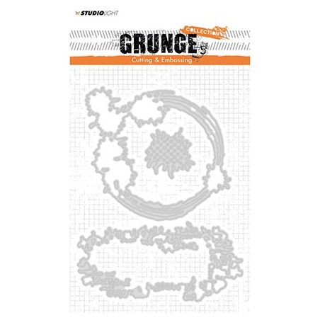 (STENCILSL152)Studio Light Cutting and Embossing Die, Grunge Collection nr.152