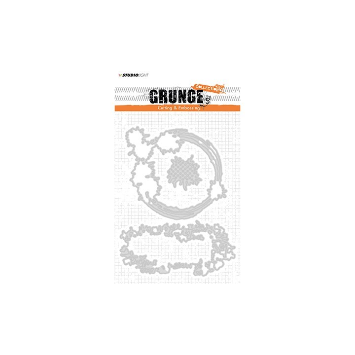 (STENCILSL152)Studio Light Cutting and Embossing Die, Grunge Collection nr.152