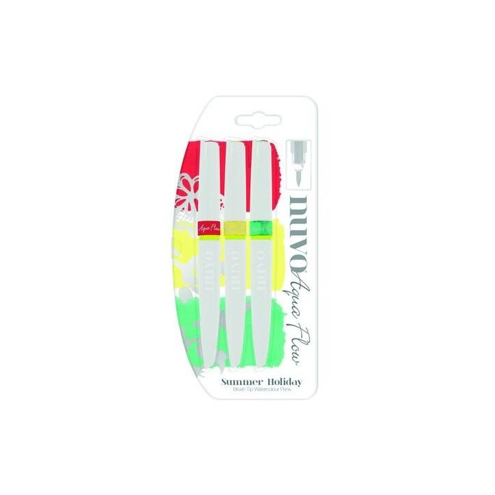 (892N)Nuvo aqua flow pens - summer holidays