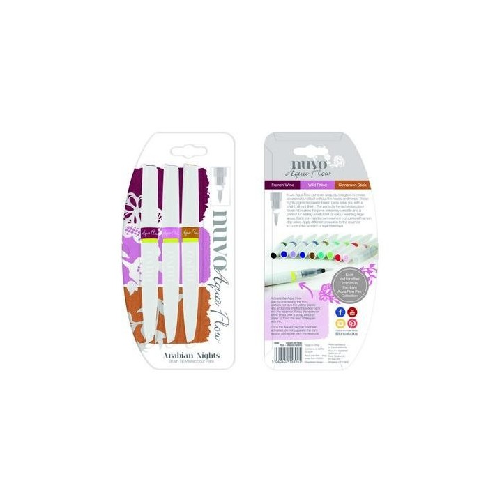 (894N)Nuvo aqua flow pens - arabian nights
