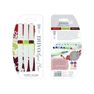 (895N)Nuvo aqua flow pens - festive season