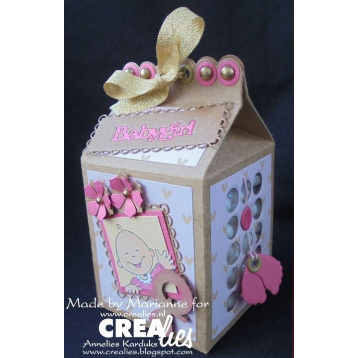 (CNLXXL70)Crealies Crea-Nest-Lies XXL no. 70 Squares with open scallop