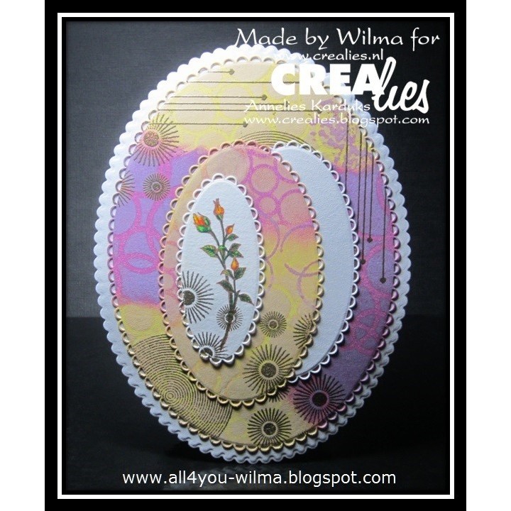 (CNLXXL71)Crealies Crea-Nest-Lies XXL no. 71 Ovals with open scallop