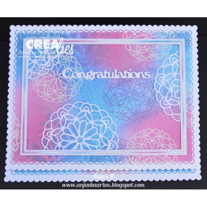 (CNLXXL72)Crealies Crea-Nest-Lies XXL no. 72 Rectangles with open scallop