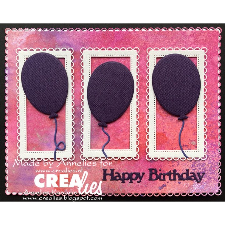 (CNLXXL72)Crealies Crea-Nest-Lies XXL no. 72 Rectangles with open scallop