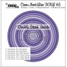 (CNLXXL65)Crealies Crea-Nest-dies XXL no 65 doub.stitch inside circles