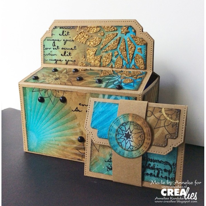 (CNLXXL65)Crealies Crea-Nest-dies XXL no 65 doub.stitch inside circles