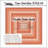 (CNLXXL66)Crealies Crea-Nest-dies XXL no 66 doub.stitch inside squares