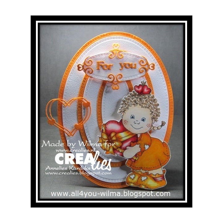 (CNLXXL67)Crealies Crea-Nest-dies XXL no 67 doub.stitch inside ovals