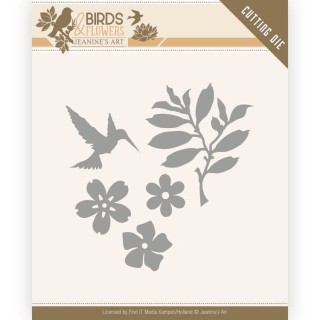 (JAD10063)Dies - Jeanine's Art - Birds and Flowers - Birds Foliage