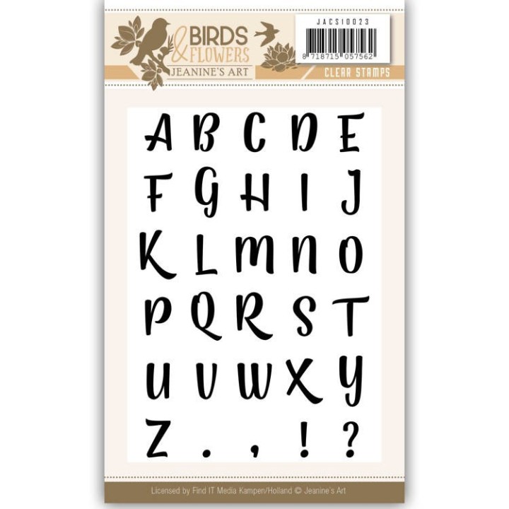 (JACS10023)Clearstamp - Jeanine's Art - Birds and Flowers