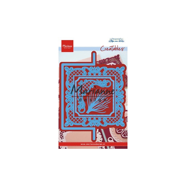 (LR0571)Creatables stencil Anja's vertical folding die (Square)