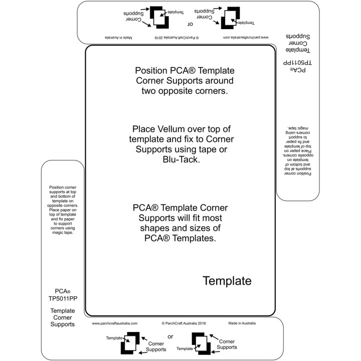(PCA-TP5011PP)PCA-Template Corner Supports
