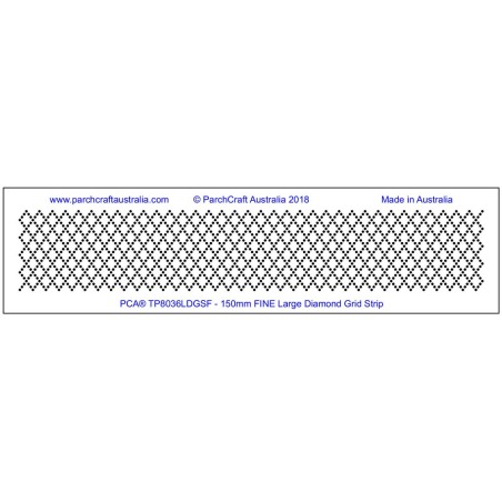 (TP8036LDGSF)PCA FINE Large Diamond Grid Strip
