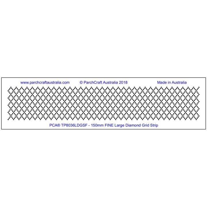 (TP8036LDGSF)PCA FINE Large Diamond Grid Strip