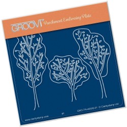(GRO-TR-40926-01)Groovi® Baby plate A6 TREES