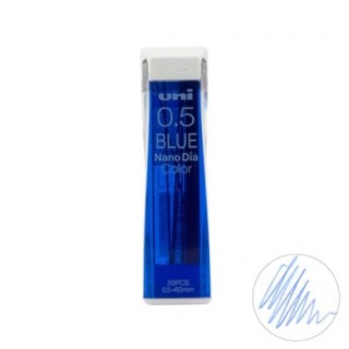 (0.5202NDC33)Uni NanoDia Color Erasable Lead - 0.5 mm - Blue