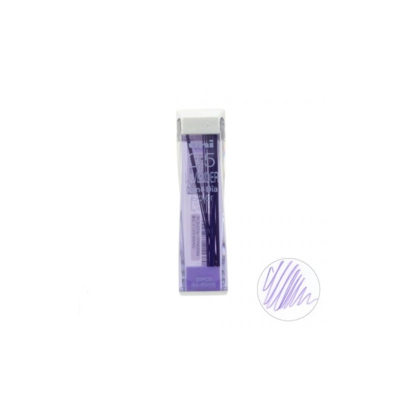 (0.5202NDC34)Uni NanoDia Color Erasable Lead - 0.5 mm - Lavender
