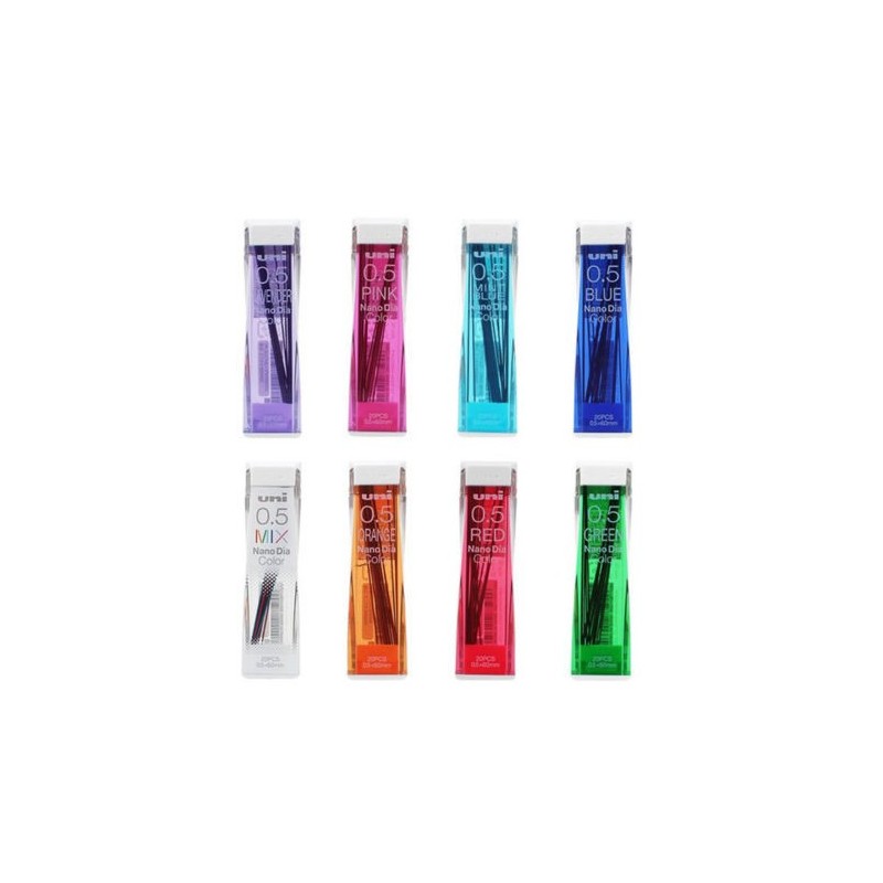 Uni NanoDia Color Erasable Lead - 0.5 mm Uni NanoDia Color Erasable Lead - 0.5 mm