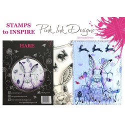 (PI002)Pink Ink Desings Hare