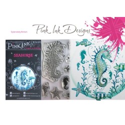 (PI009)Pink Ink Desings Seahorse